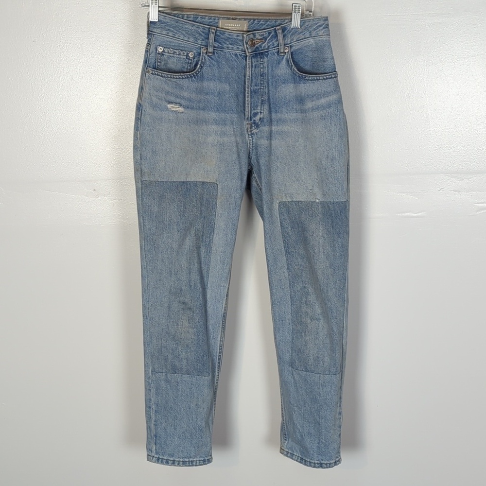Everlane Distressed Curvy 90s Straight Jean